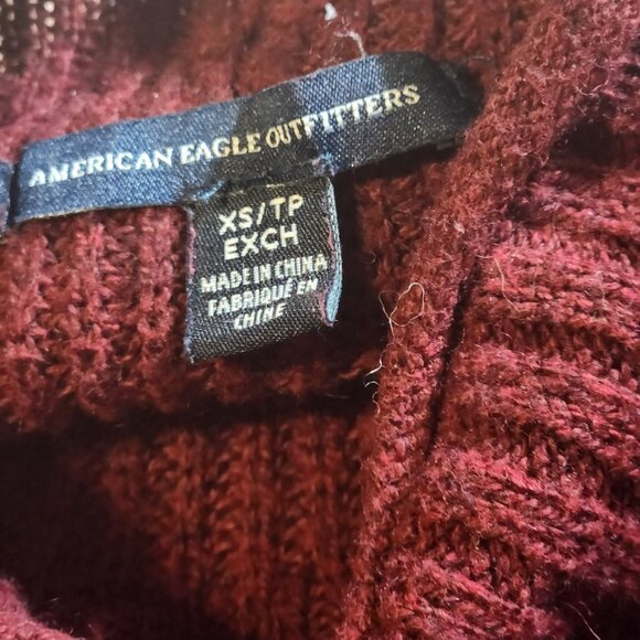 American eagle outfitters wine red dress, XS size - Picture 9 of 9